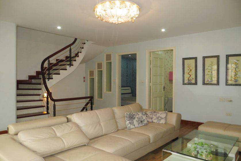 Furnished house in Long Bien district for rent, 2 reception rooms