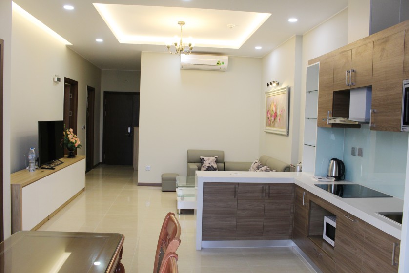 Furnished Trang An Complex apartment with balcony, City view