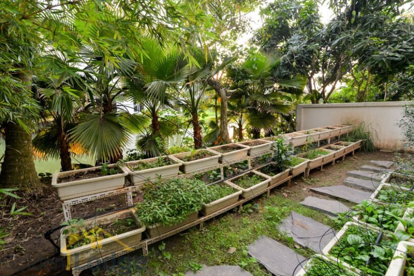 Garden 4 bedroom villa for rent in Vinhomes Riverside Hanoi 4