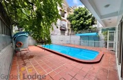 6-bedroom house for rent in Tay Ho with unfurnished swimming pool 2