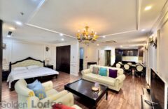 Big studio for rent in Hai Ba Trung, Hanoi with furnished