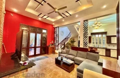 Furnished 3 bedroom house for rent in Tay Ho on Dang Thai Mai 3