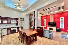 Furnished 3 bedroom house for rent in Tay Ho on Dang Thai Mai 5