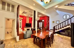 Furnished 3 bedroom house for rent in Tay Ho on Dang Thai Mai 6
