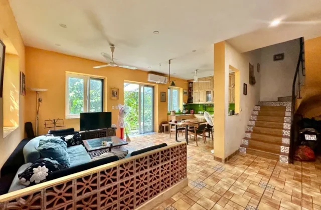 Furnished house in Bac Cau Long Bien with River view 4beds