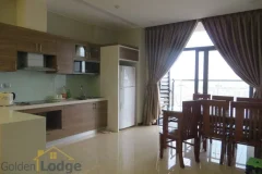 Furnished Trang An Complex apartment rental with 2 + 1 bedroom 2