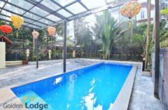 Garden and Pool villa in Tay Ho for rent on Dang Thai Mai str