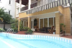House in Xuan Dieu Tay Ho, Hanoi to lease with swimming pool 3