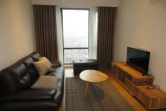 Lake view 2 bedroom apartment in Mipec Riverside rental furnished – floor plan