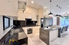 Massive yard house in Tay Ho for rent on To Ngoc Van street 3beds