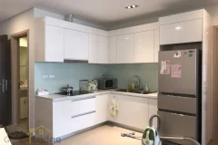 Lake view Mipec Riverside apartment for rent on high floor furnished 2