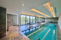 Modern villa in Long Bien for rent with Pool and River view