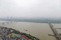 Red river view 3 bedroom apartment in Mipec Riverside rental 6