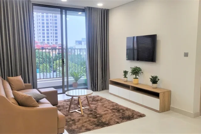 Rent apartment in Khai Son City Long Bien with 2 bedrooms