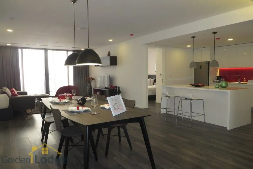 Somerset West Point Hanoi 2 bedrooms serviced apartment for rent 1