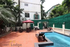 Swimming pool house in To Ngoc Van street, Tay Ho Westlake 1