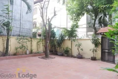 Large yard Tay Ho house rental with four bedrooms fully furnished 2