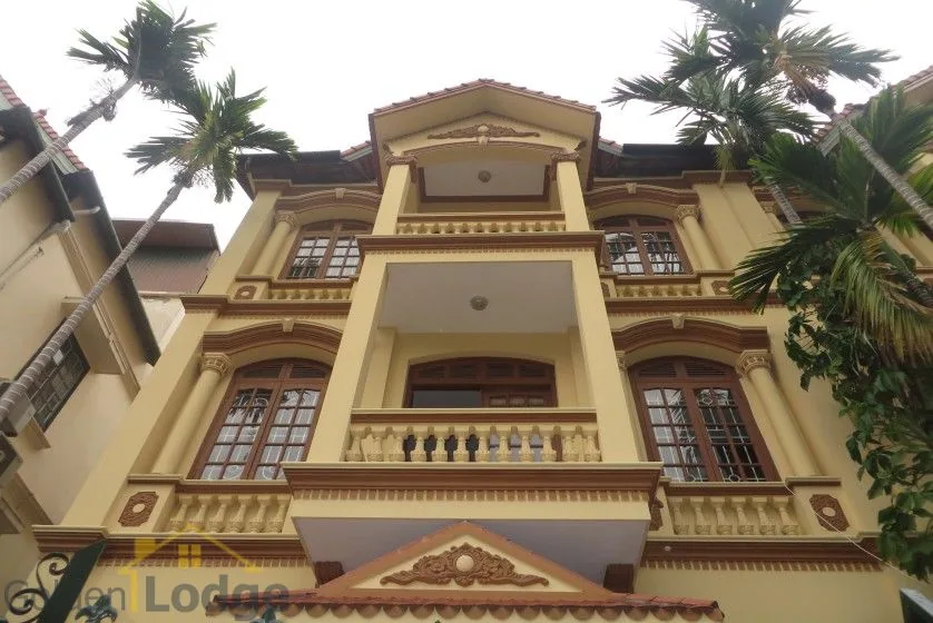 Tay Ho house rental with furnished composed 4 beds garden 1