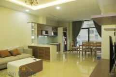 Unique 2 + 1 bedroom apartment rental in Trang An Complex furnished 3