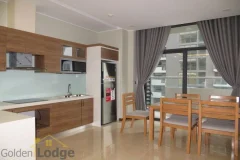 Unique 2 + 1 bedroom apartment rental in Trang An Complex furnished 6