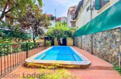 Rent villa with swimming pool in Tay Ho, huge garden car access